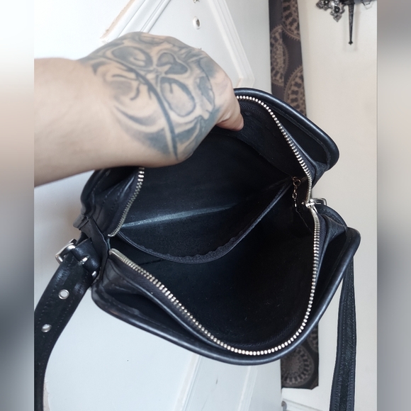 Vintage Coach Black Legacy North South Compartment Bag 9168😍🖤 - Picture 11 of 16